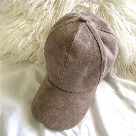 SUEDE BALLCAP - Picture 1 of 4